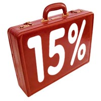 VAT cut to 15%