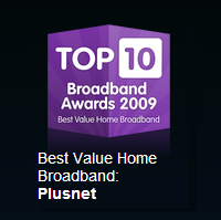 top 10 broadband awards 2009