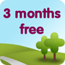 3 months free