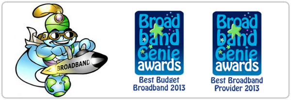 Broadband Genie awards logo