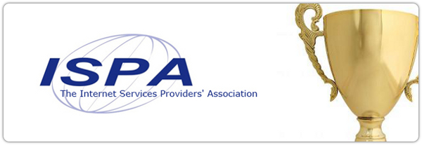 ISPA logo and trophy