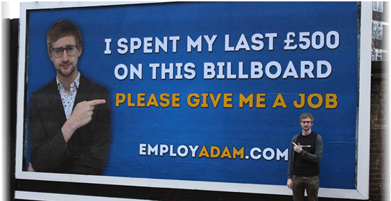 Adam Pacitti billboard