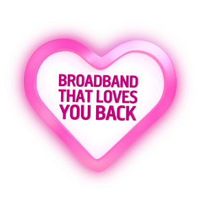 Broadband That Loves You Back Plusnet Advert