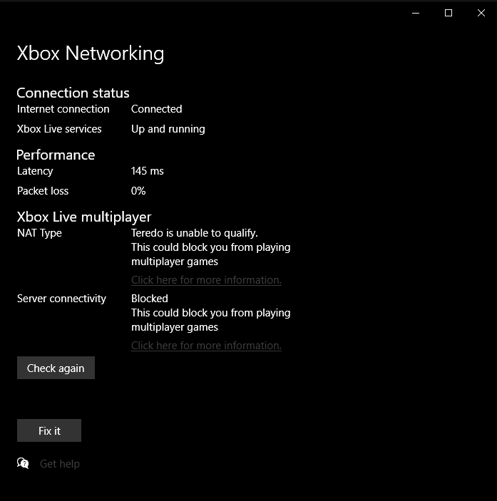 Signing into Xbox Live on PC / IPv6 / Teredo / Blo... - Plusnet Community