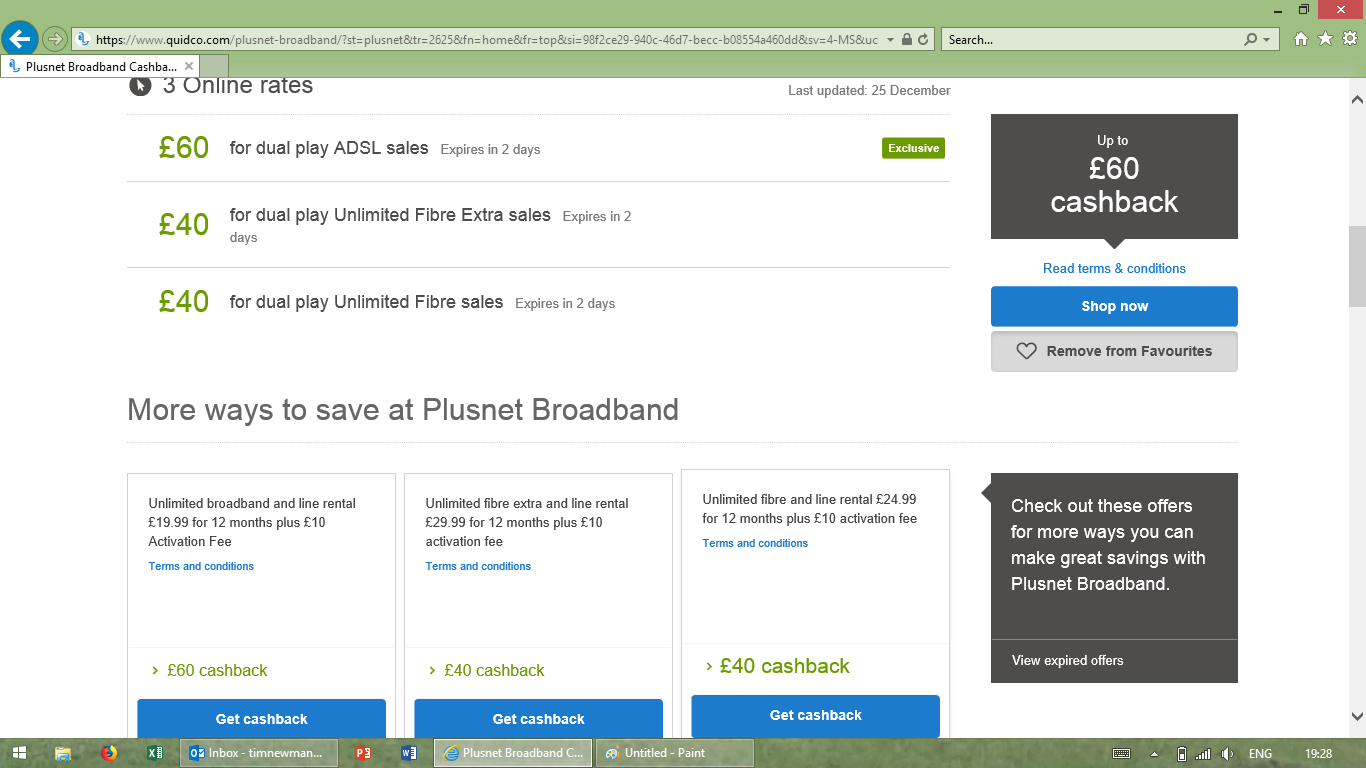 Quidco cashback tracked then declined by Community