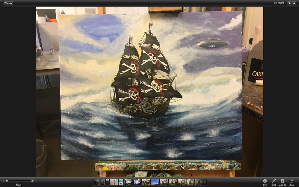 my pirate painting