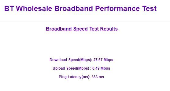 BT Wholesale broadband speed test not working - Plusnet Community