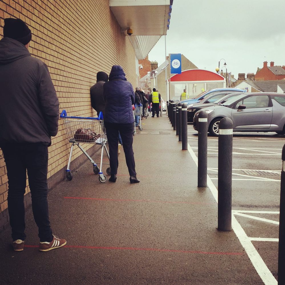 Distance shopping...