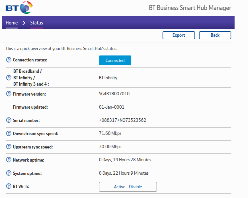 Using the BT Smarthub 6 on a Plusnet Account - Page 17 - Plusnet Community