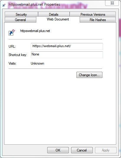 Short cut To Webmail Plusnet Community