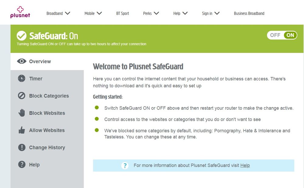 My Safeguard is 'On'