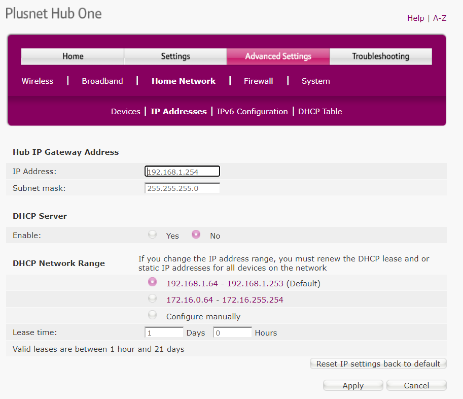 Fixed Hub One as a modem only Community