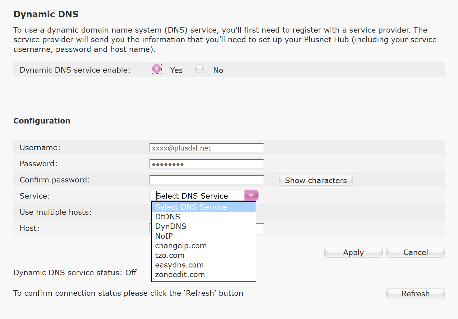 Dynamic DNS Providers Community