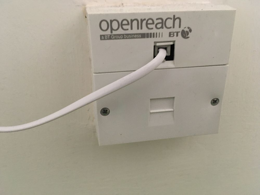 Where the modem currently is