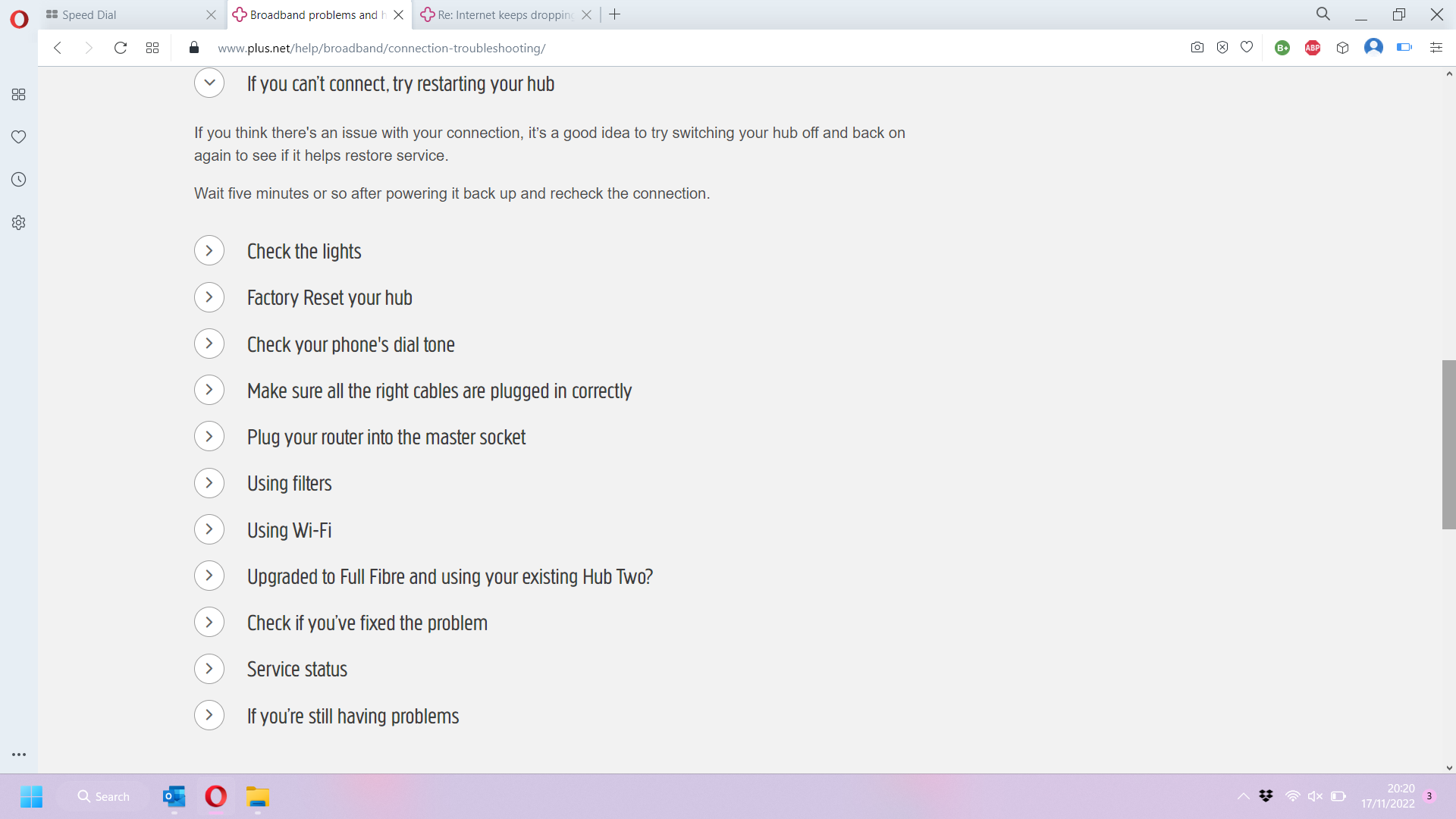 keeps dropping out Page 2 Community