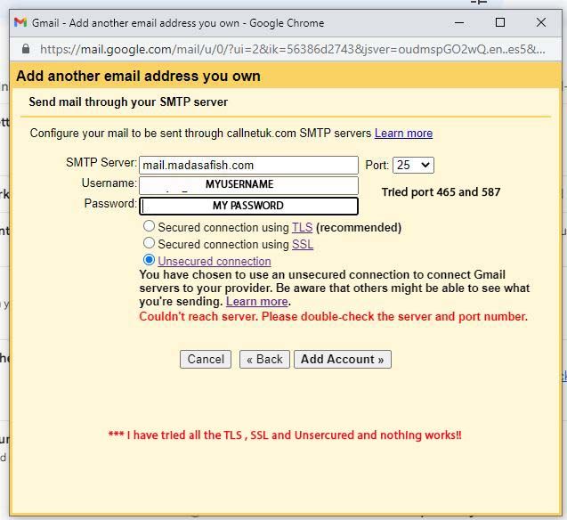 GMAIL ADDMAIL SETUP WINDOW