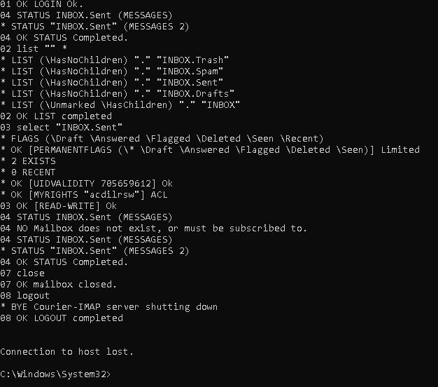 Can't send email using Community