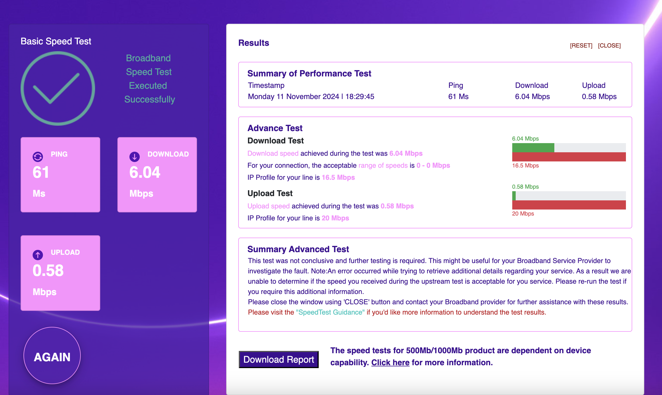 IP Profile speed drop - Plusnet Community