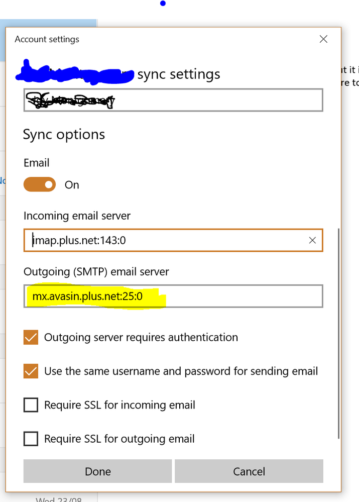 SMTP Auto configuration error Community