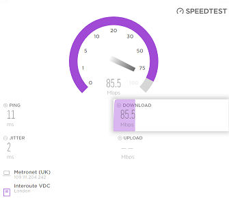 Plusnet broadband speed tester